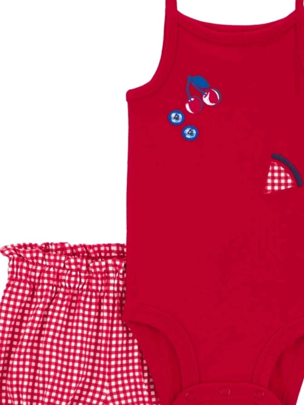 Carter's Child of Mine Baby Girl Patriotic Outfit Set, 2-Piece,